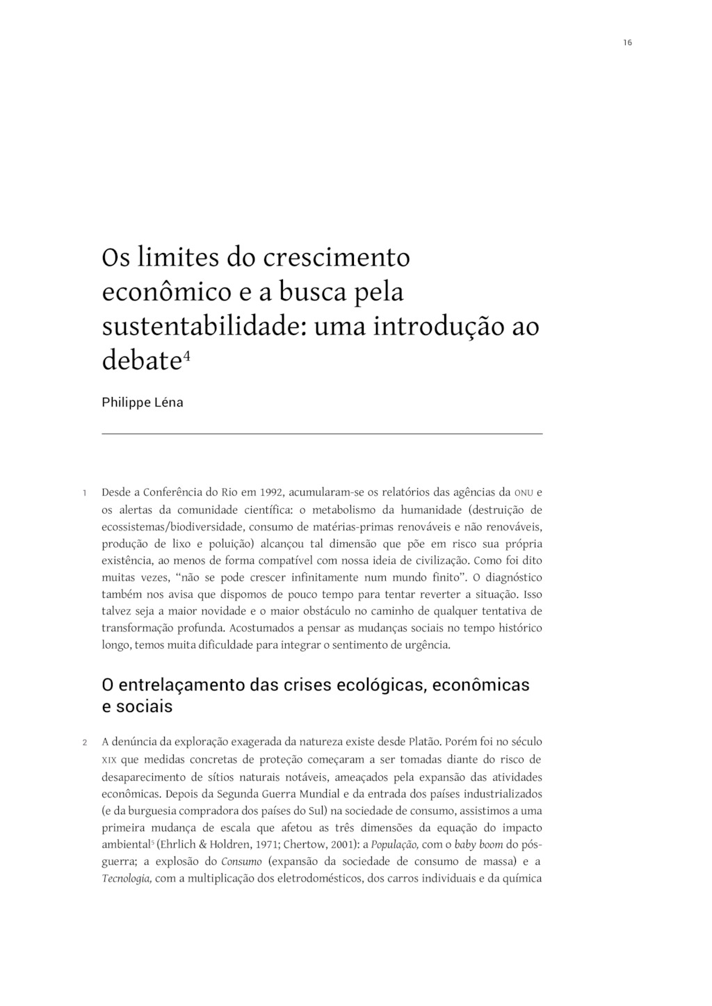 Enfrentando os limites do crescimento - O decrescimento no Brasil - IRD  Éditions