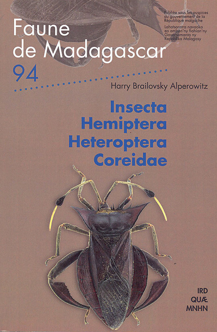 Insecta Hemiptera Heteroptera Coreidae - Harry Brailovsky Alperowitz - IRD Éditions            